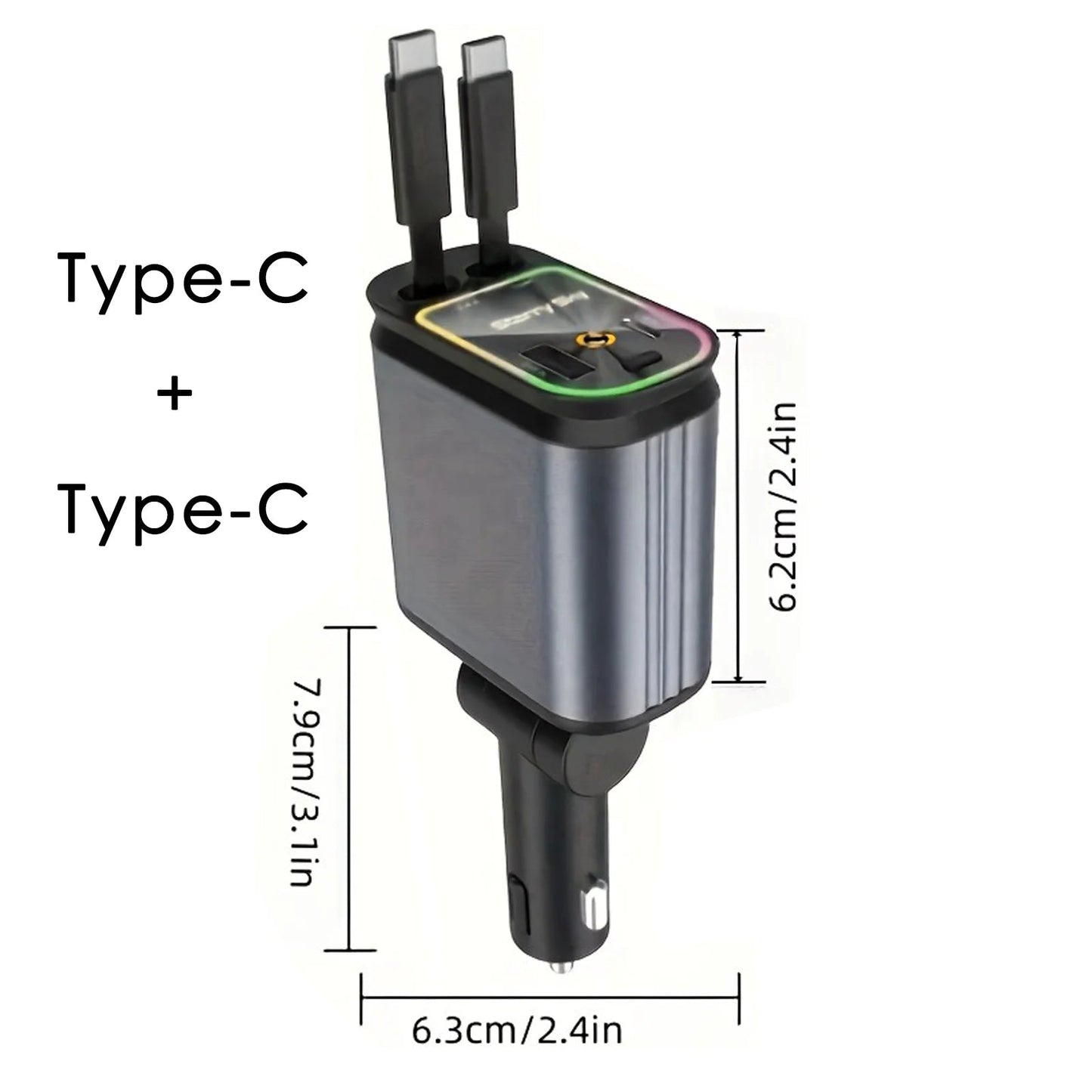 StarGlow™ 4-in-1 Car Charger
