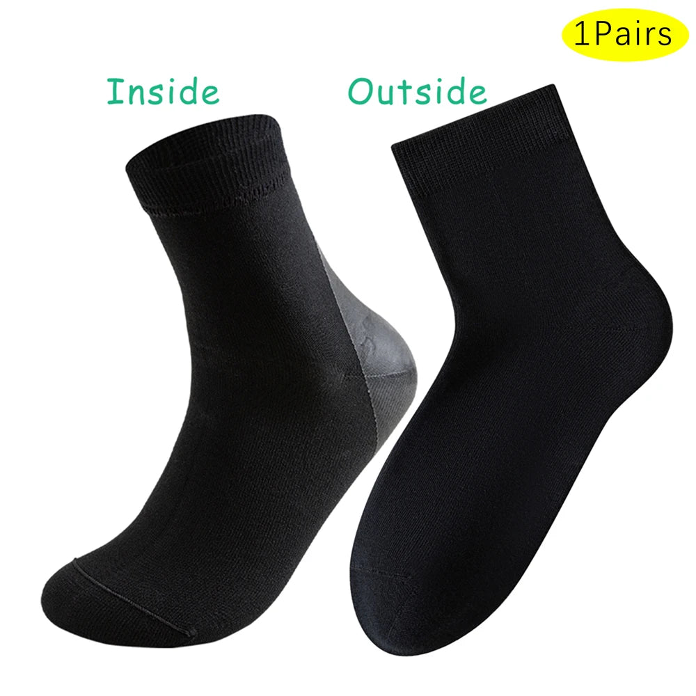 PuffPeds Night-time Heel Socks